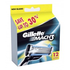 GILLETTE MACH3  BLADES PACK OF 12